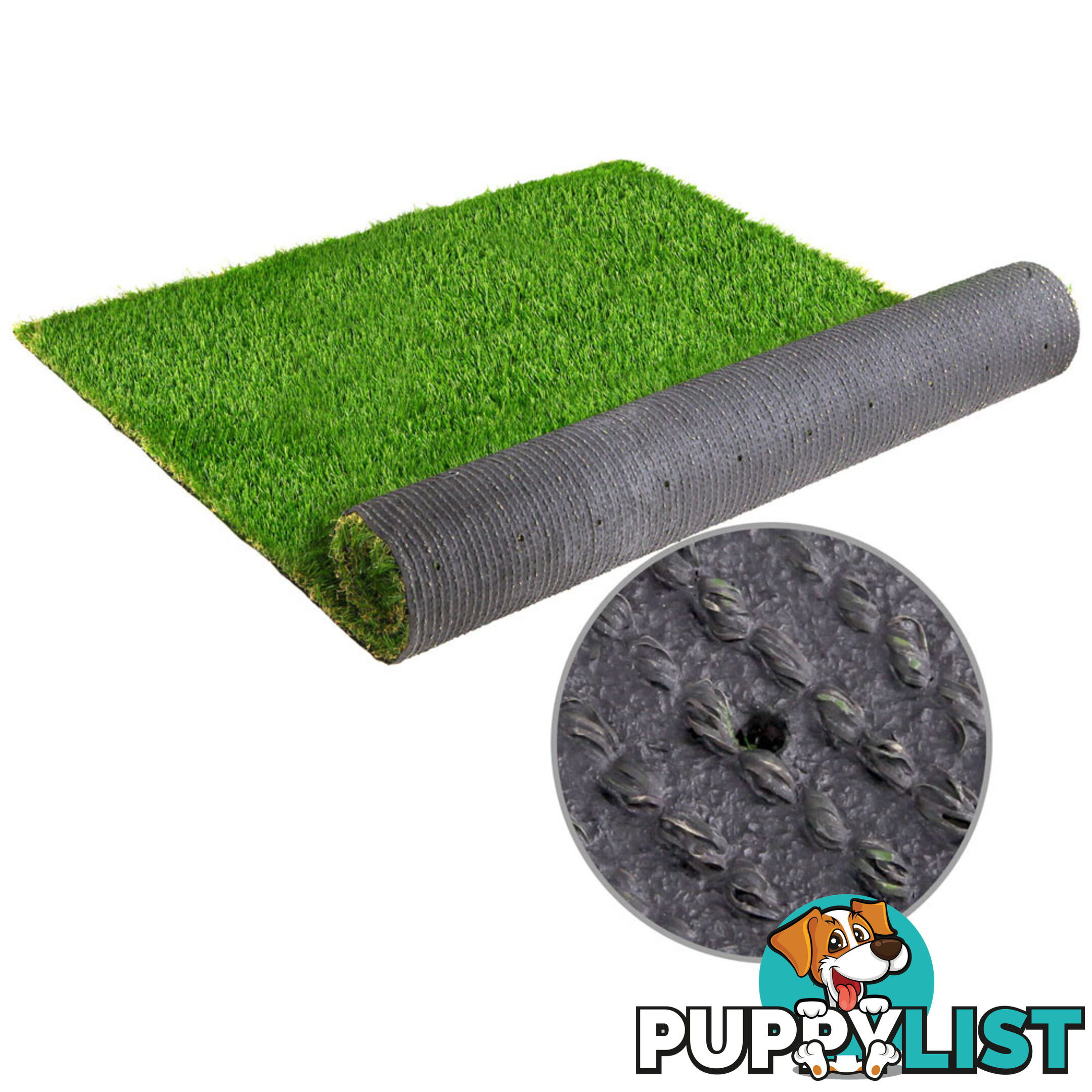 Artificial Grass 10 SQM Synthetic Artificial Turf Flooring 30mm Pile Height Green