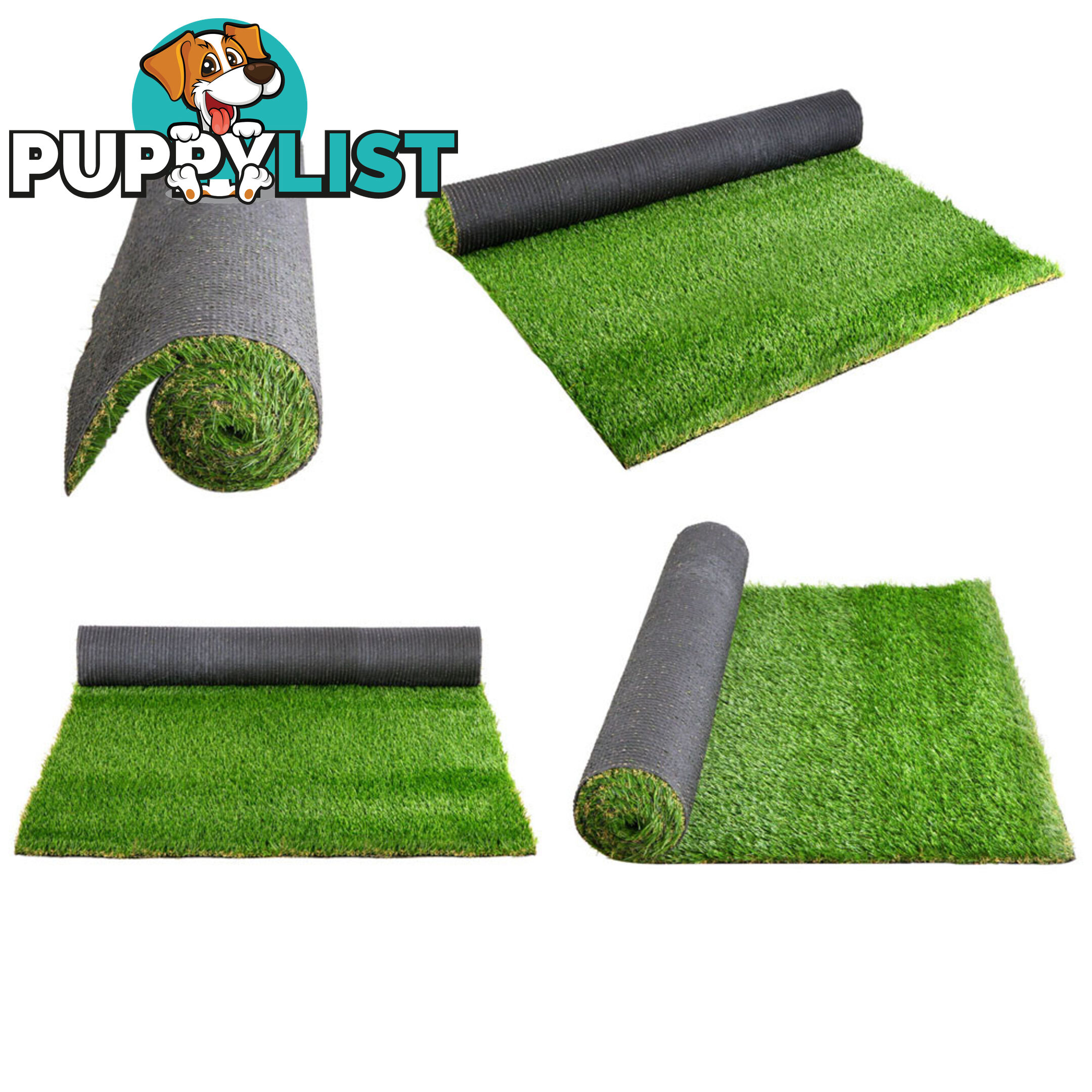 Artificial Grass 10 SQM Synthetic Artificial Turf Flooring 30mm Pile Height Green