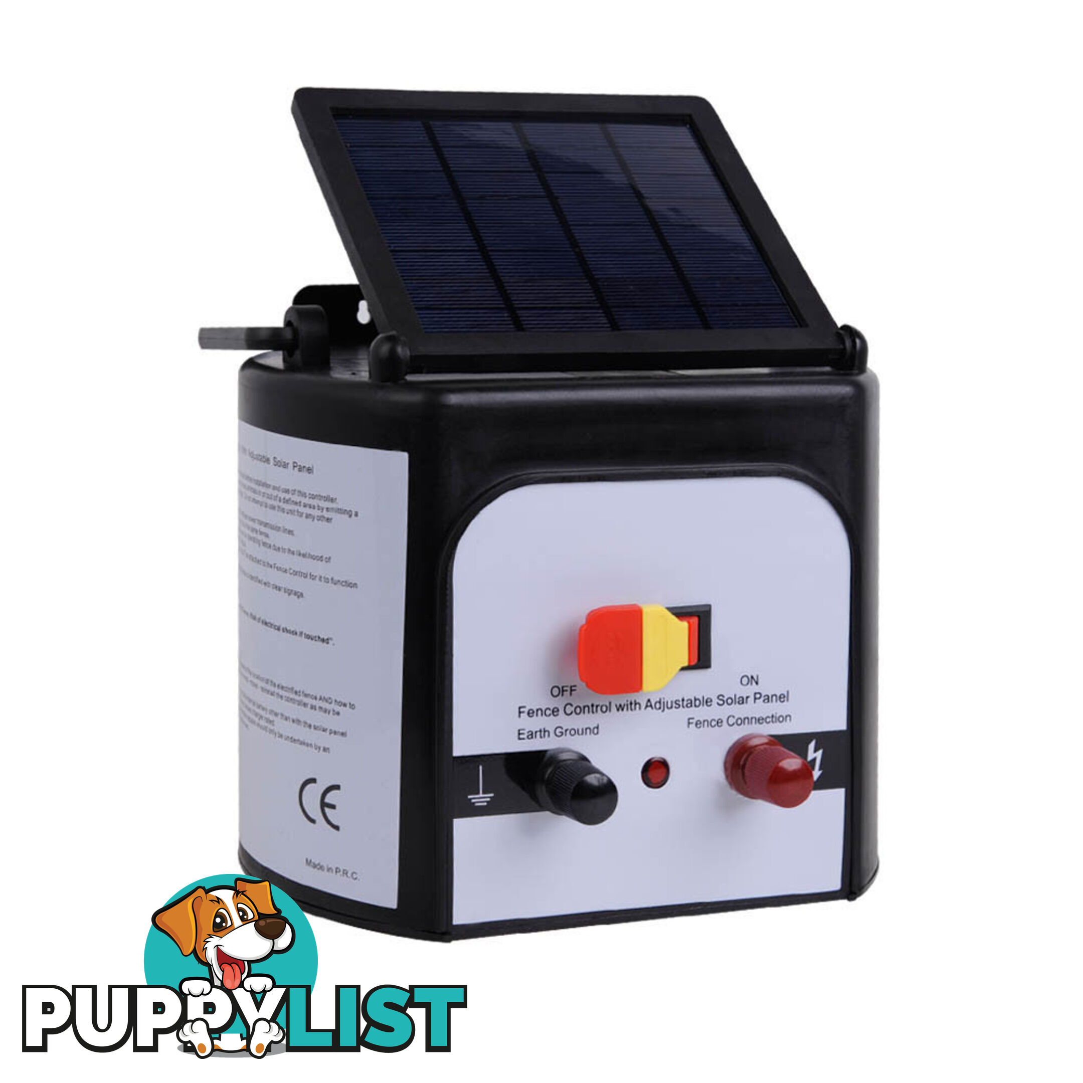 15km Solar Power Electric Fence Energiser Charger