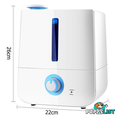 3L Ultrasonic Cool Mist Air Humidifier