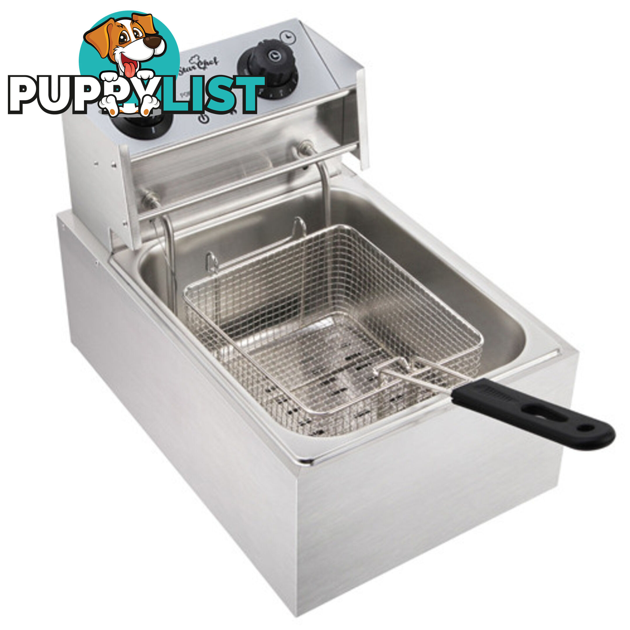 5 Star Chef Deep Fryer w/ Single Basket