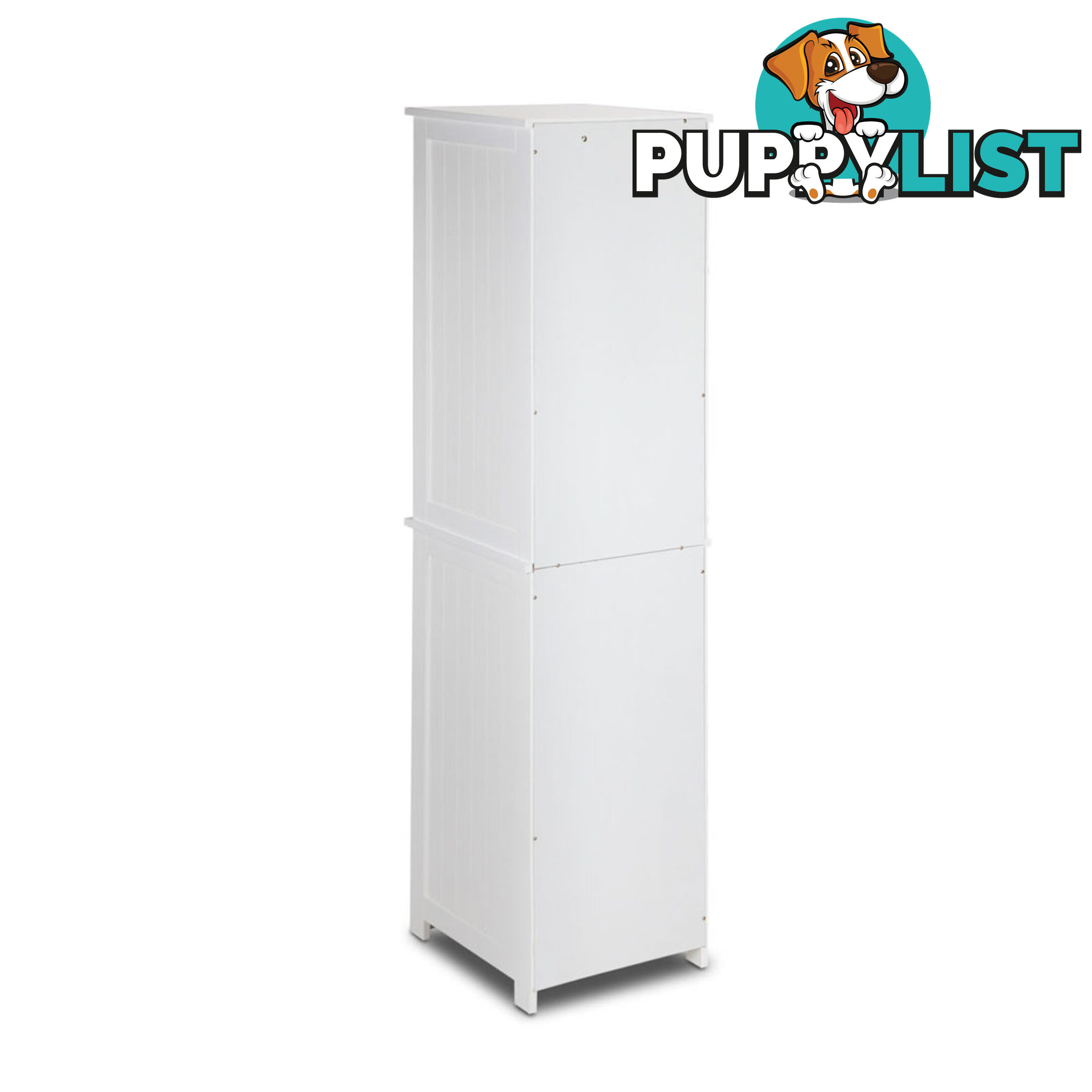 6 Tier Storage Cabinet - White