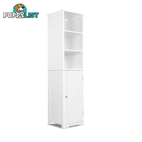 6 Tier Storage Cabinet - White