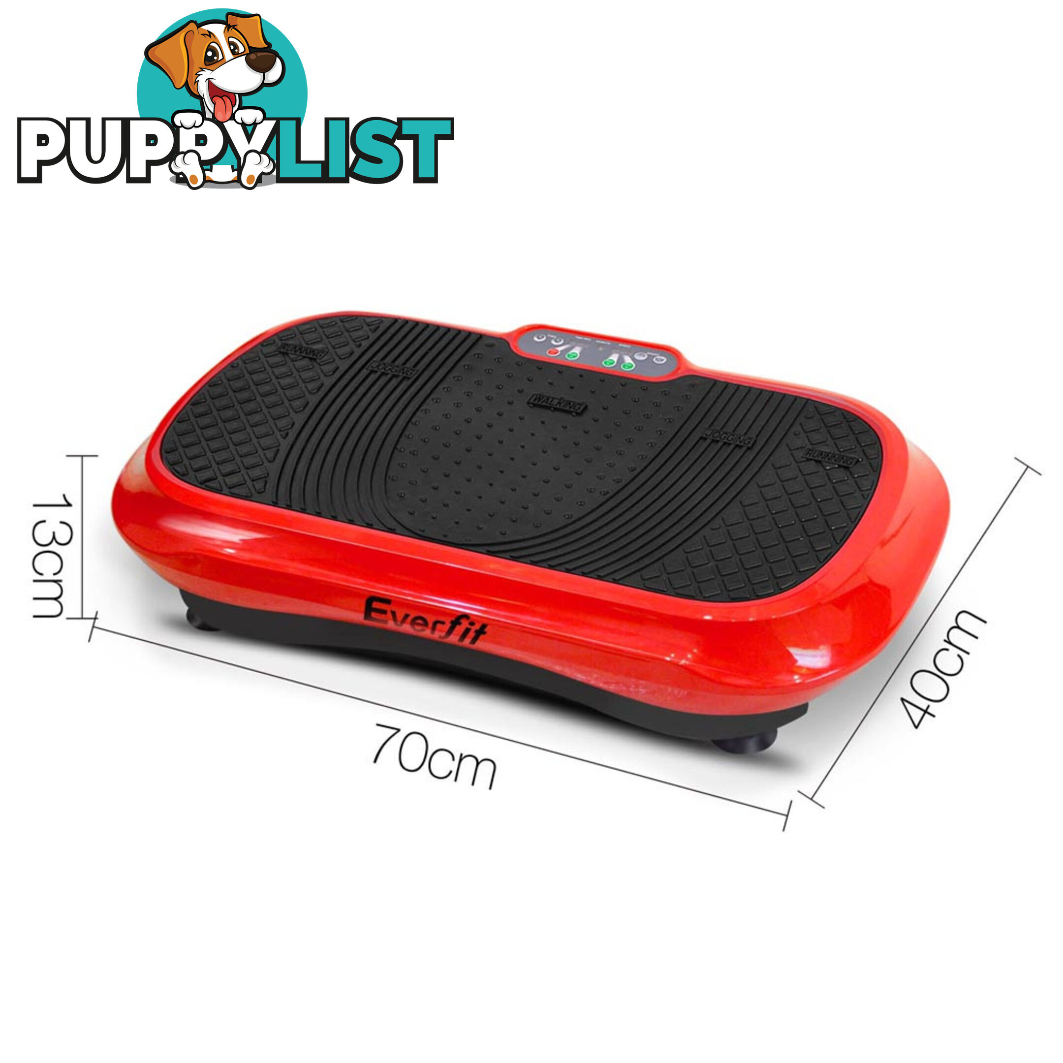 1000W Vibrating Plate - Red