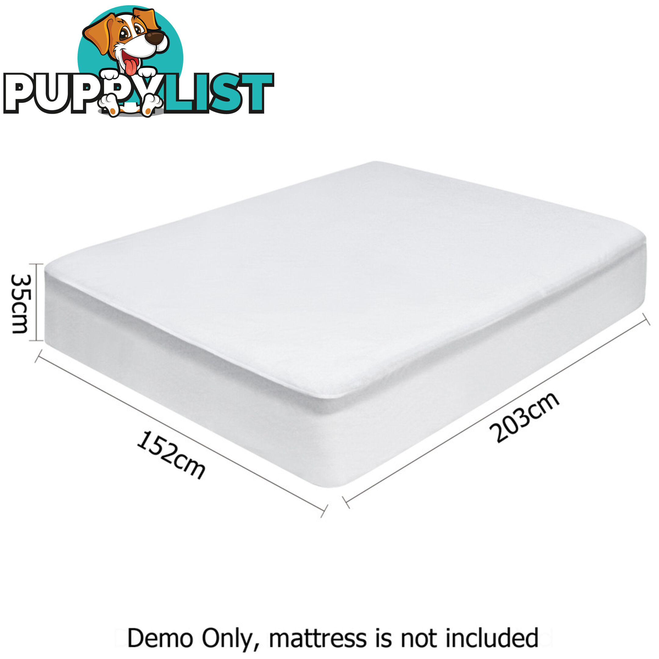 Waterproof Mattress Protector - Single