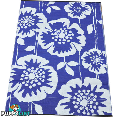 GODETIA Rug Purple & White 150x210cm