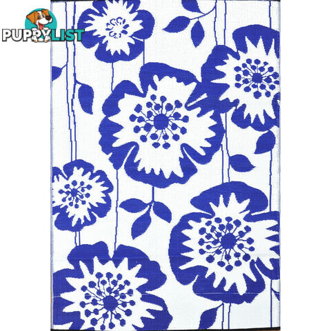 GODETIA Rug Purple & White 150x210cm