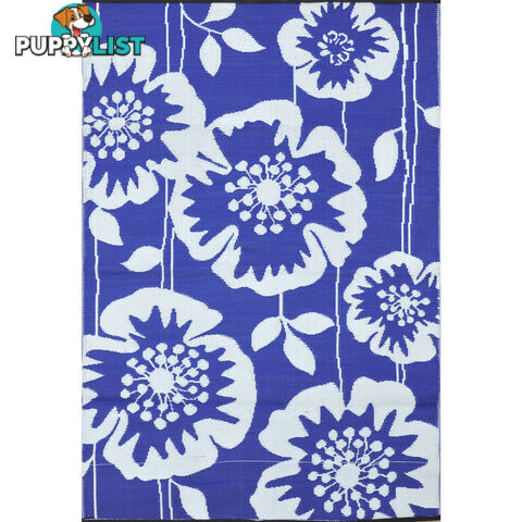 GODETIA Rug Purple & White 150x210cm