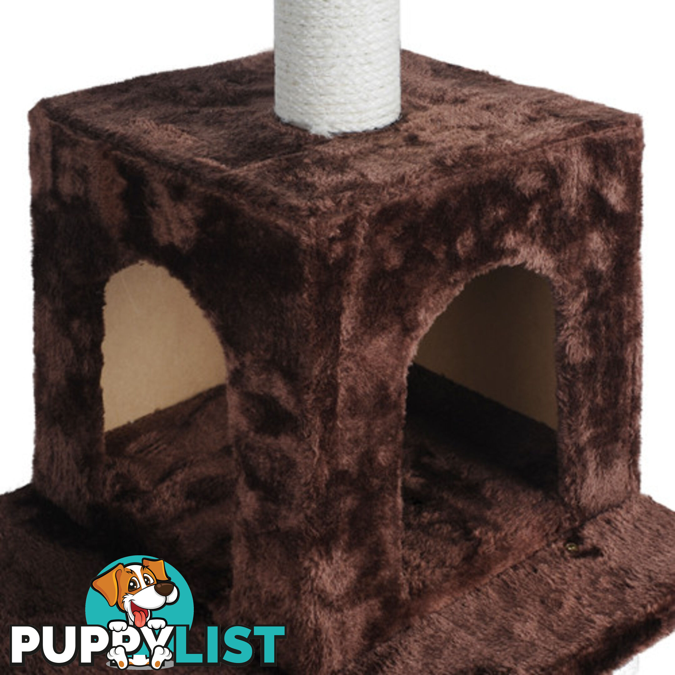 Cat Scratching Poles Post Furniture Tree House Brown