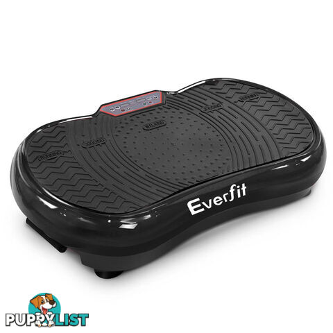 1000W Vibrating Plate with Roller Wheels - Black