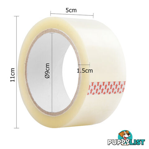 108 Rolls Transparent Packing Tape