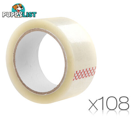 108 Rolls Transparent Packing Tape