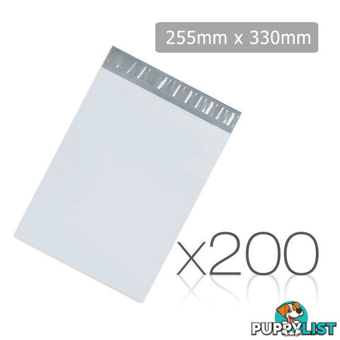 Set of 200 Poly Mailer Bags - 310 x 405mm