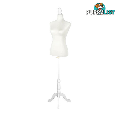 Female Mannequin Cloth Display Tailor Dressmaker White