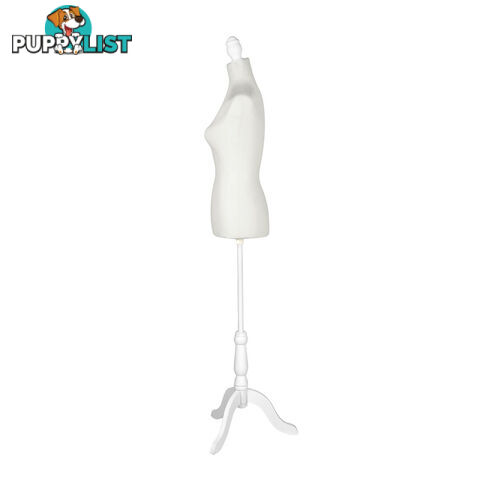 Female Mannequin Cloth Display Tailor Dressmaker White