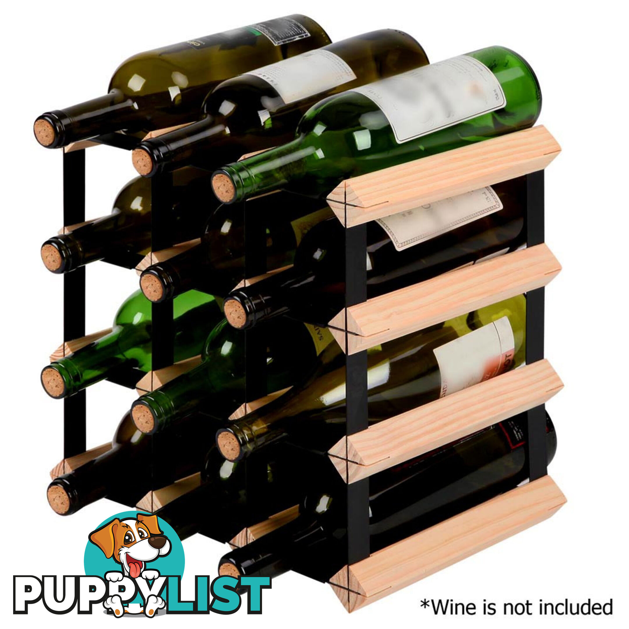 Timber Wine Rack 20 Bottles