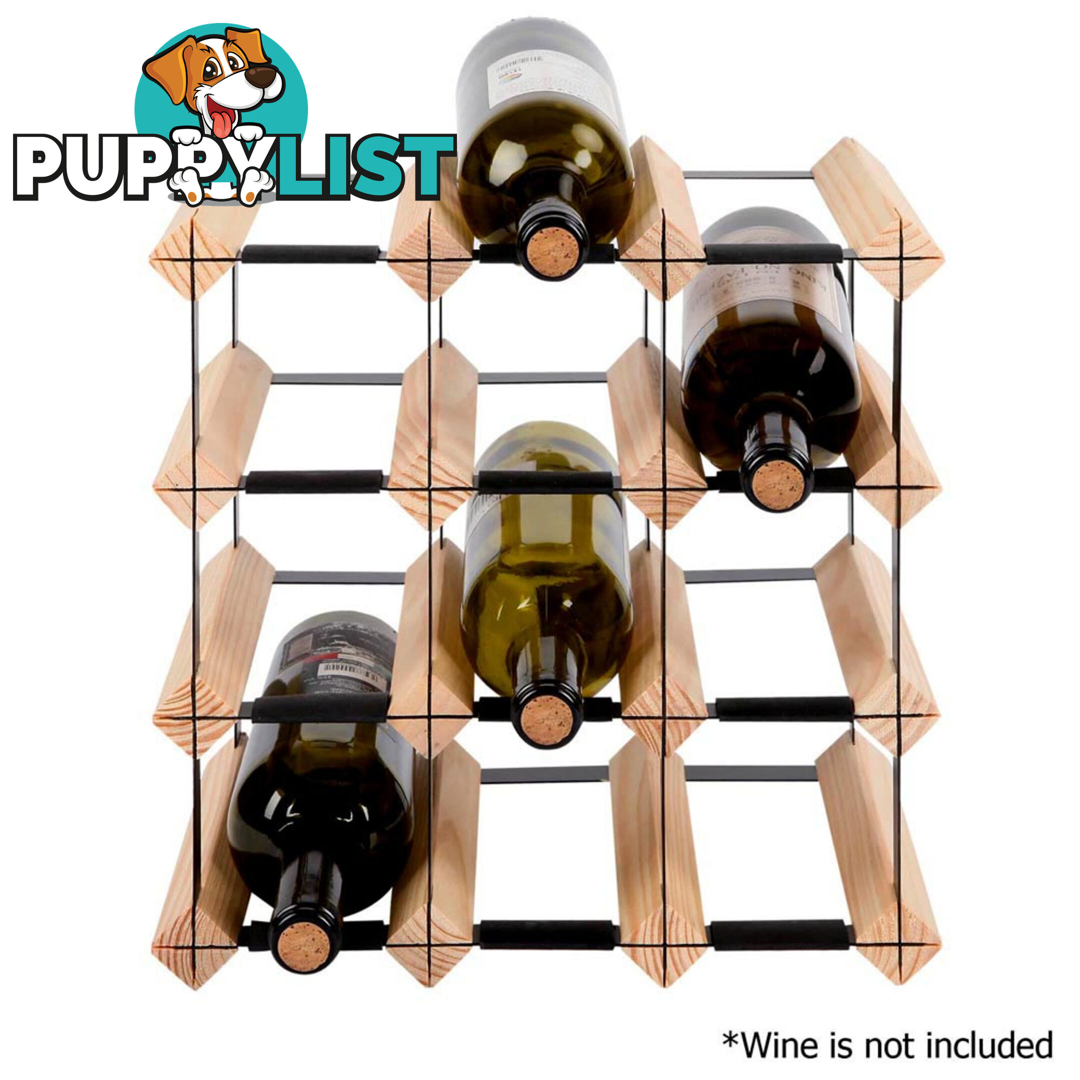 Timber Wine Rack 20 Bottles