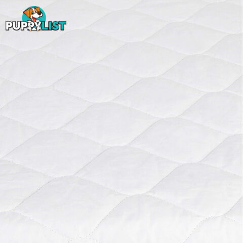 Cotton Cover Mattress Protector  King Single