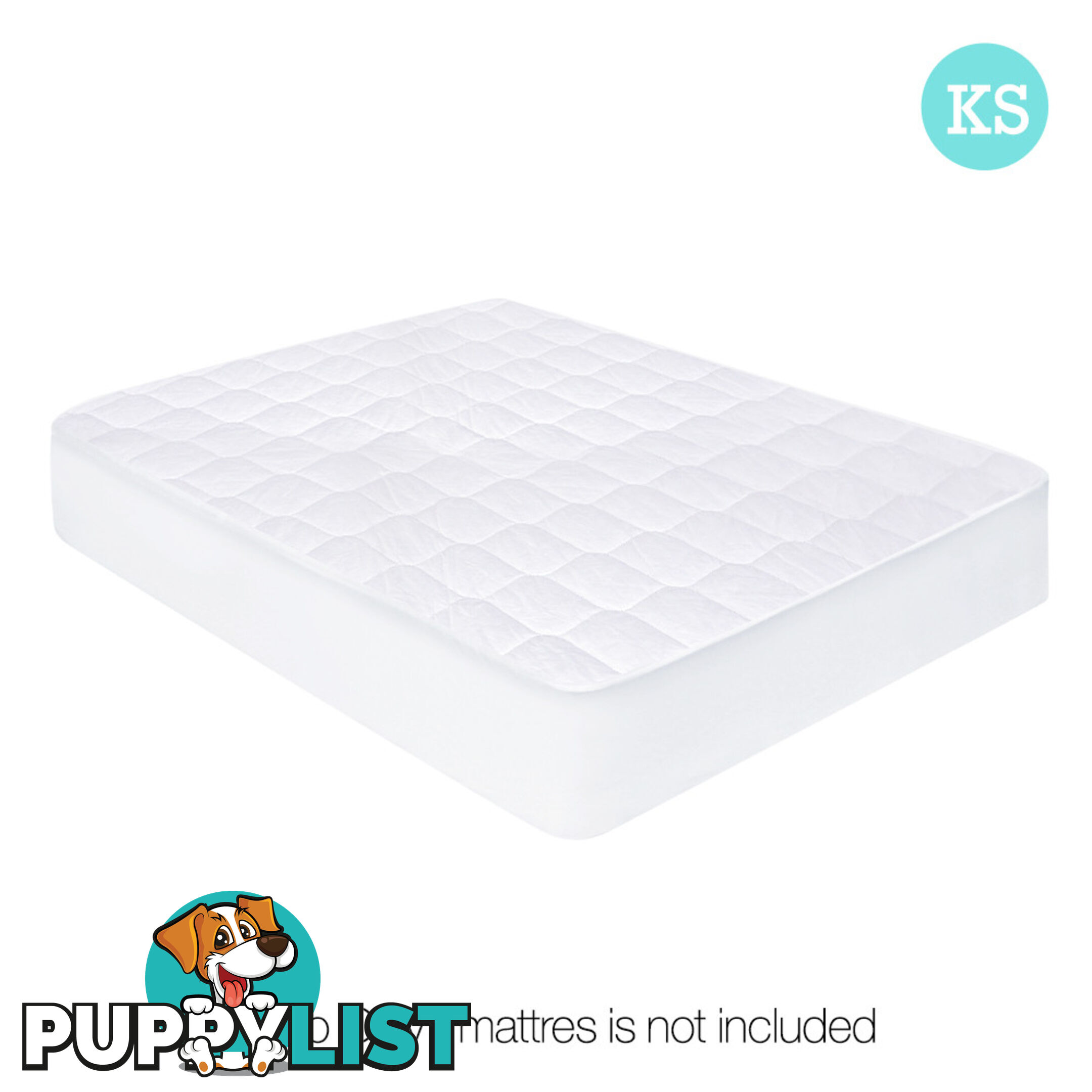 Cotton Cover Mattress Protector  King Single