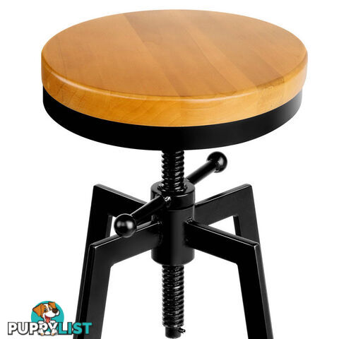 Adjustable Height Industrial Stool