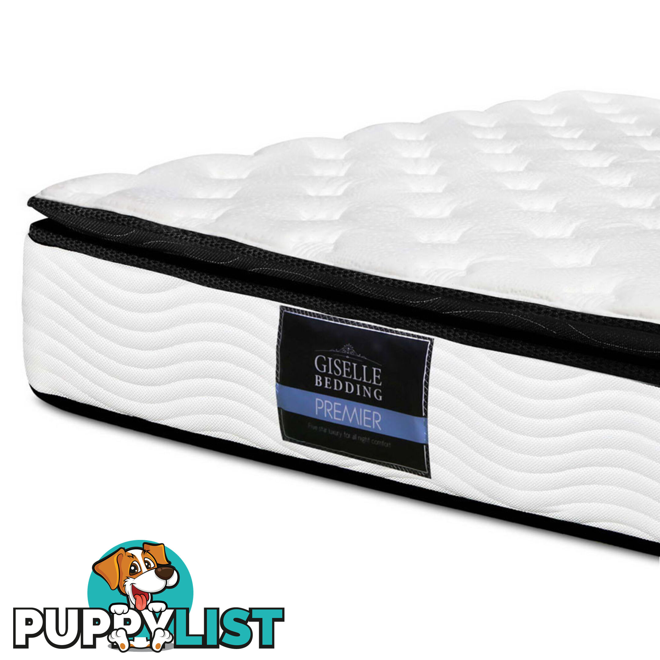 Latex Pillow Top Pocket Spring Mattress Single