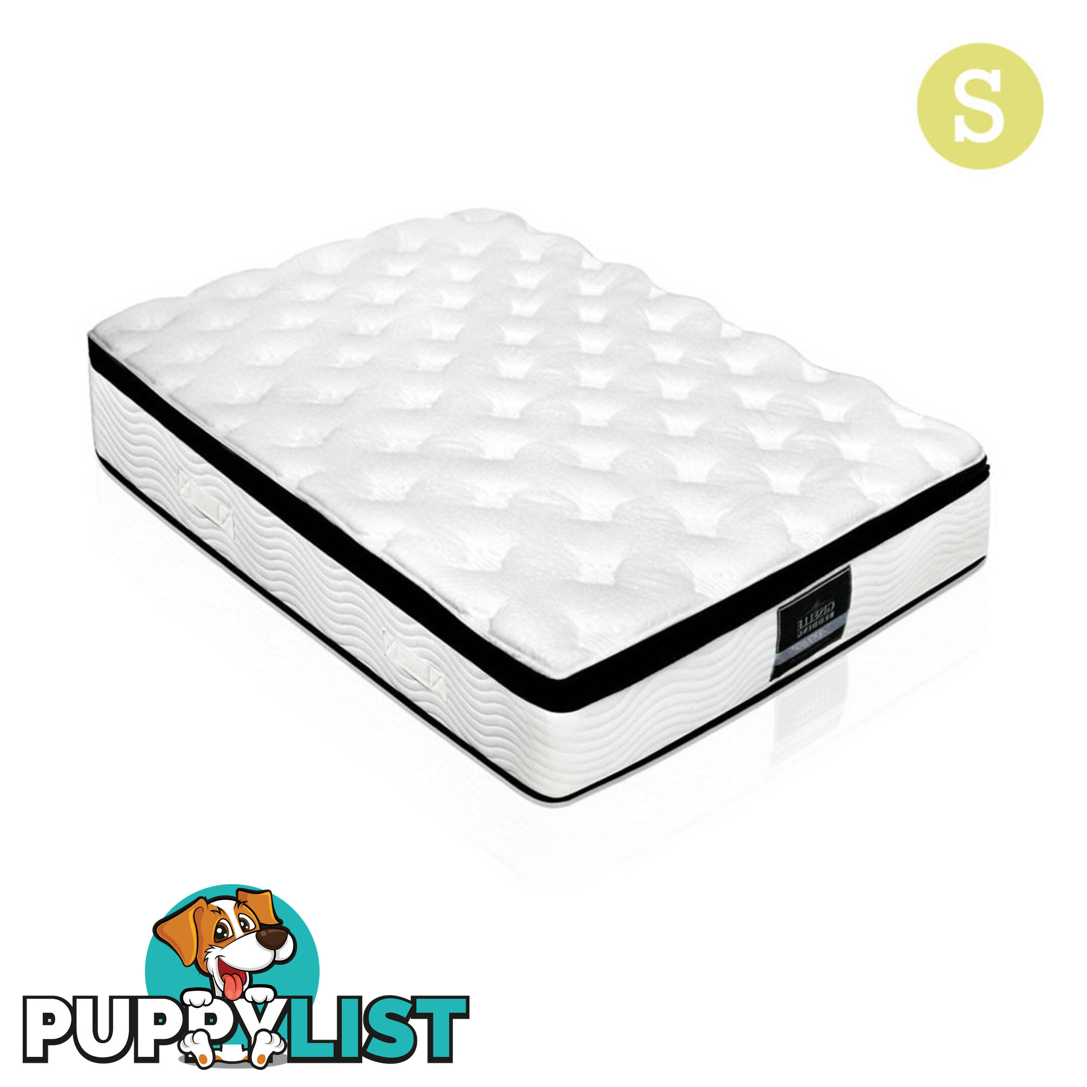 Latex Pillow Top Pocket Spring Mattress Single