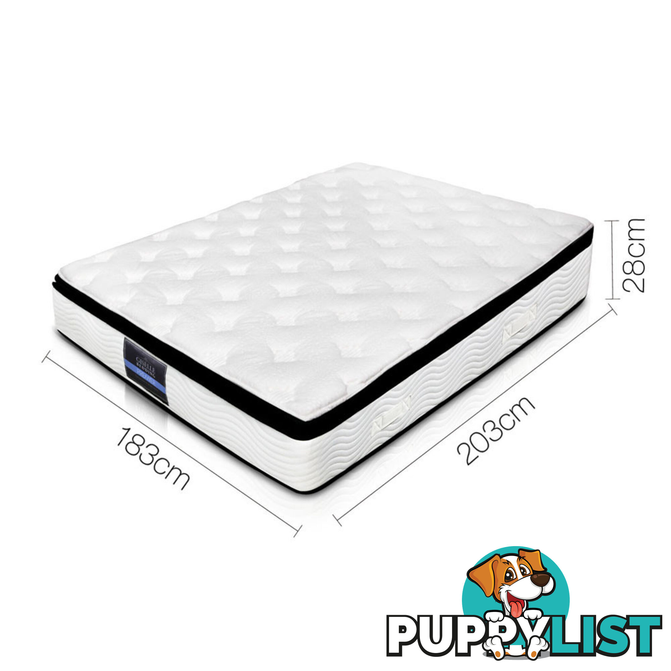 Latex Pillow Top Pocket Spring Mattress King