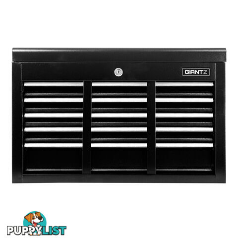 9 Drawers Tool Box Chest Black