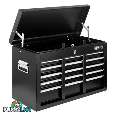 9 Drawers Tool Box Chest Black