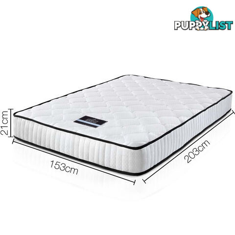 High Density Foam Pocket Spring Mattress 21cm Queen