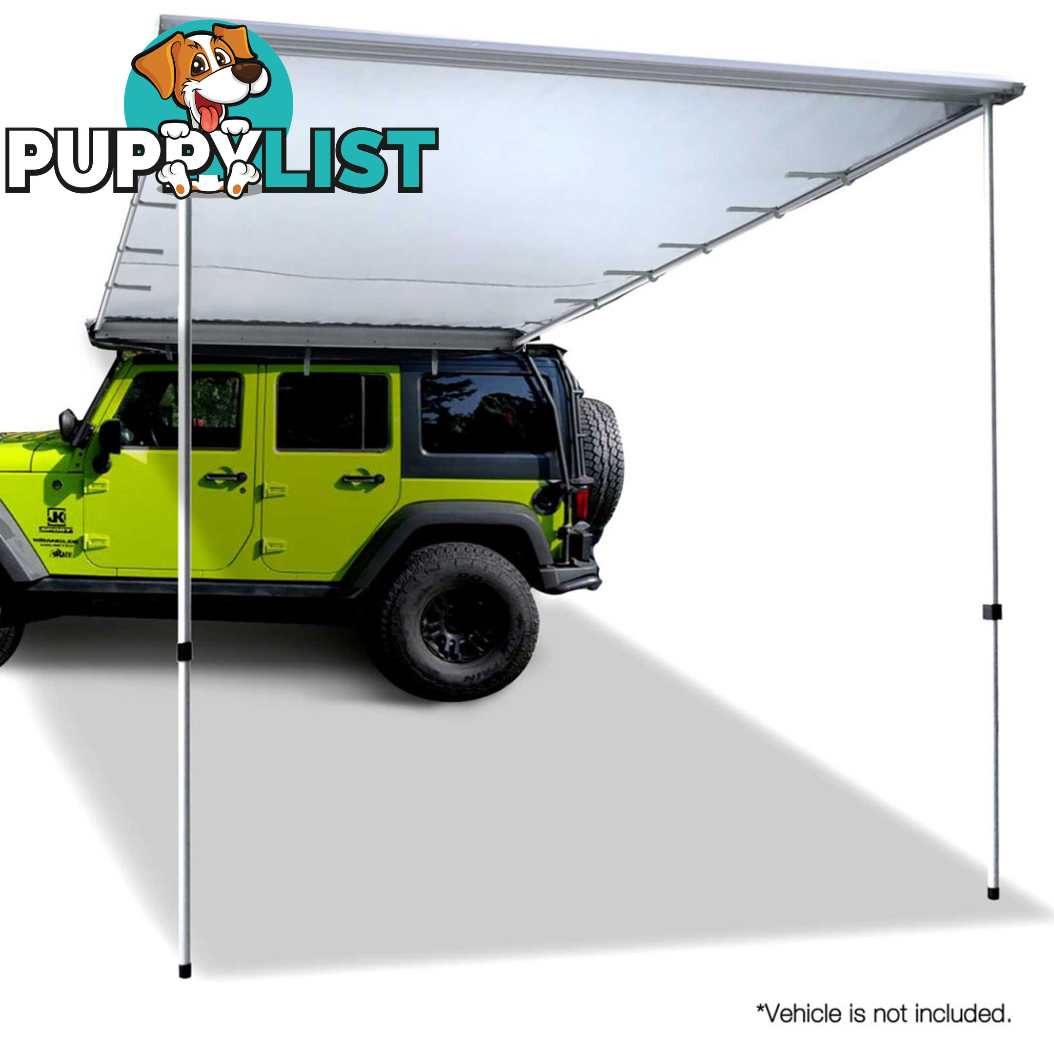 2X3M Car Awning  - Grey