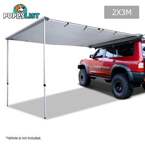 2X3M Car Awning  - Grey