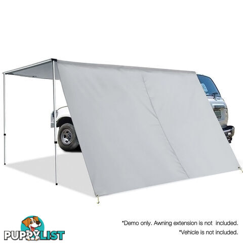 2X3M Car Awning  - Grey