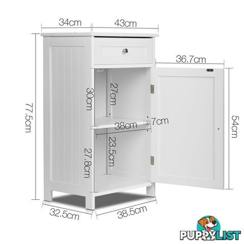 Drawer & Shelf Storage Cabinet