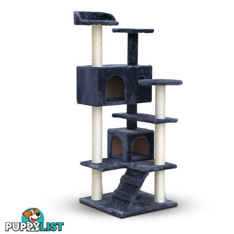 Cat Scratching Post  Tree House Condo 134cm Grey