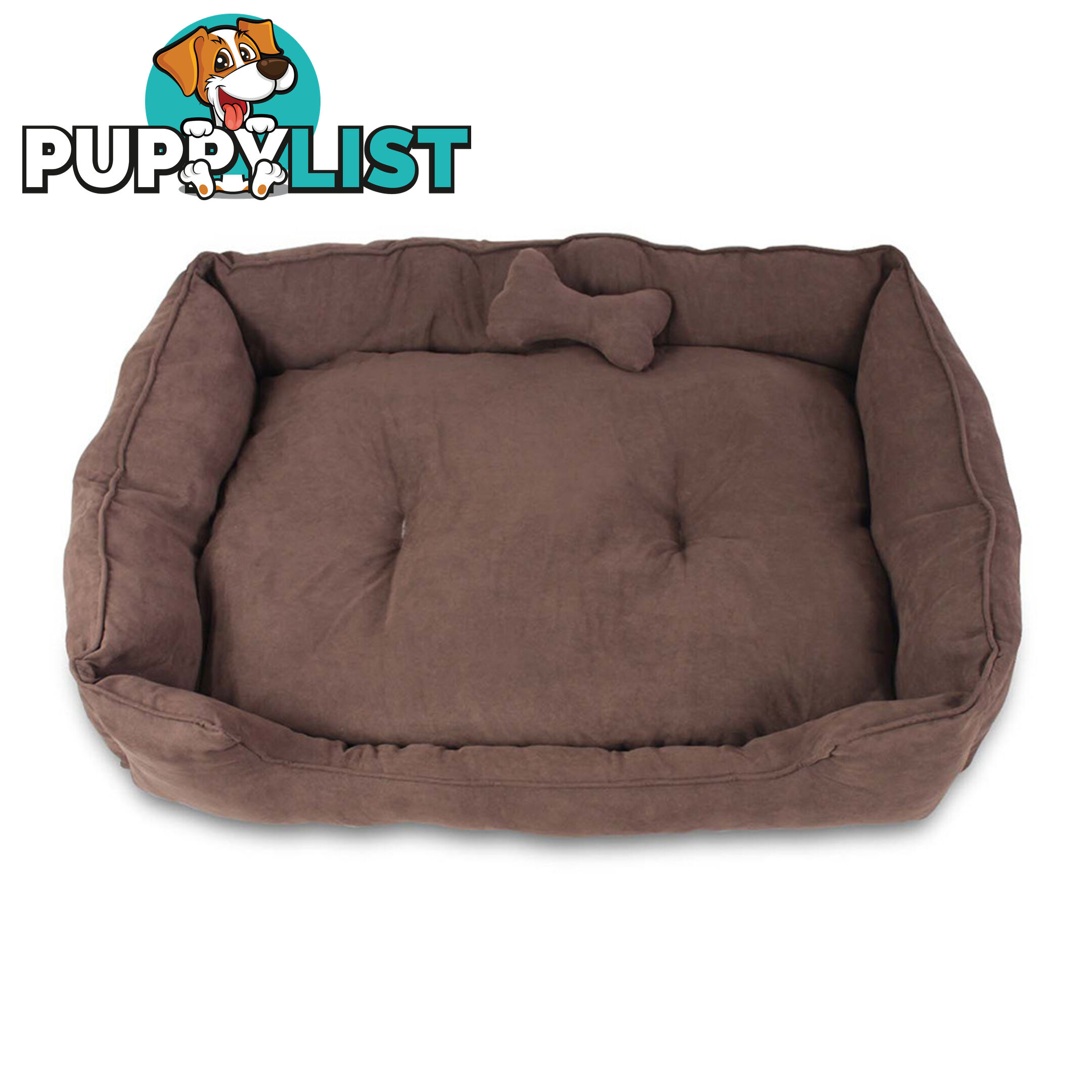 Faux Suede Washable Dog Bed - Extra Large