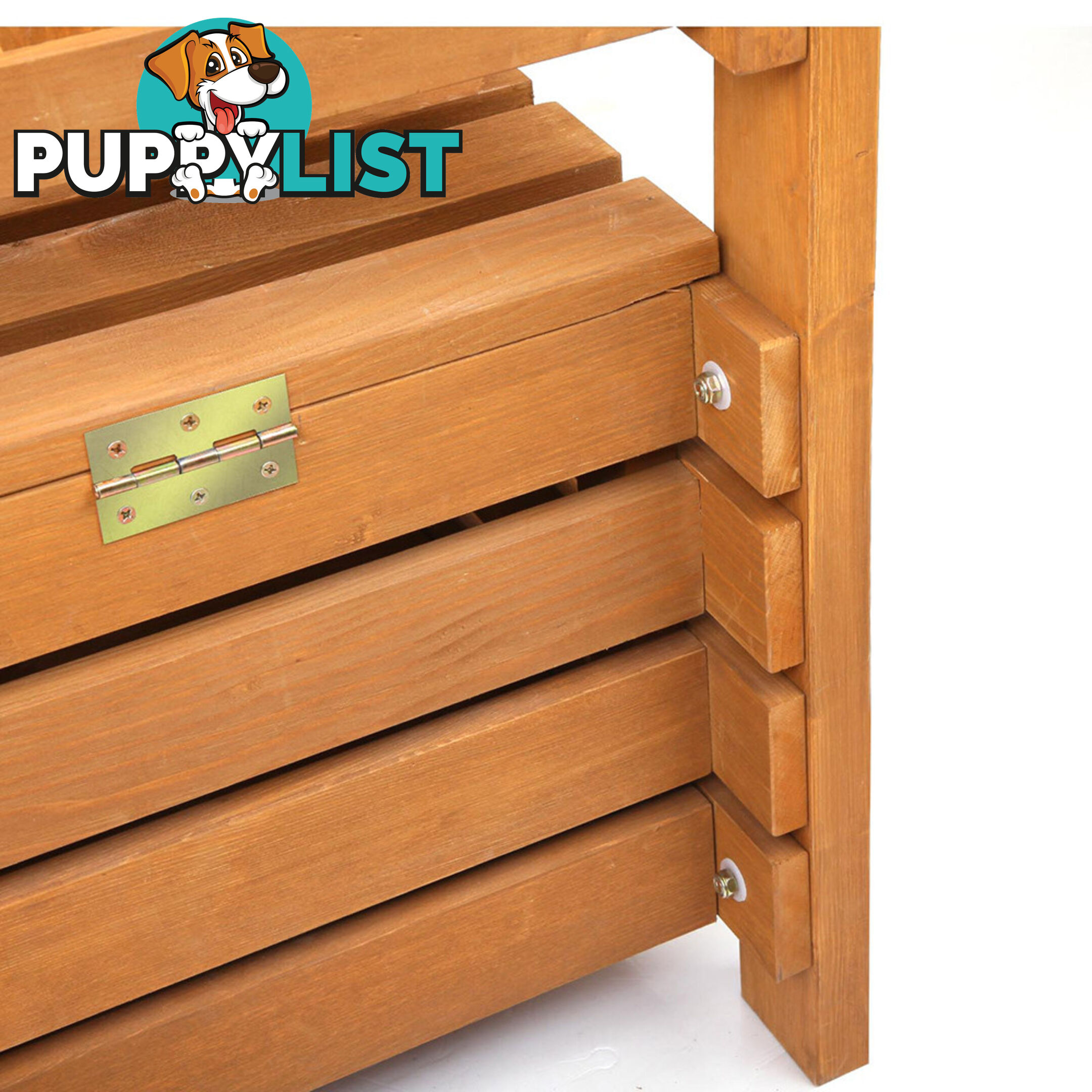 Wooden Pet Hutch with Nesting Box