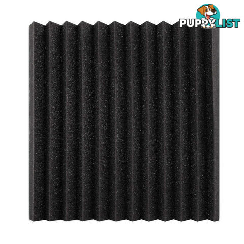 Set of 20 Studio Wedge Acoustic Foam Charcoal 30 x 30cm