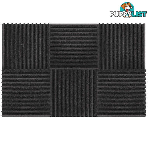 Set of 20 Studio Wedge Acoustic Foam Charcoal 30 x 30cm