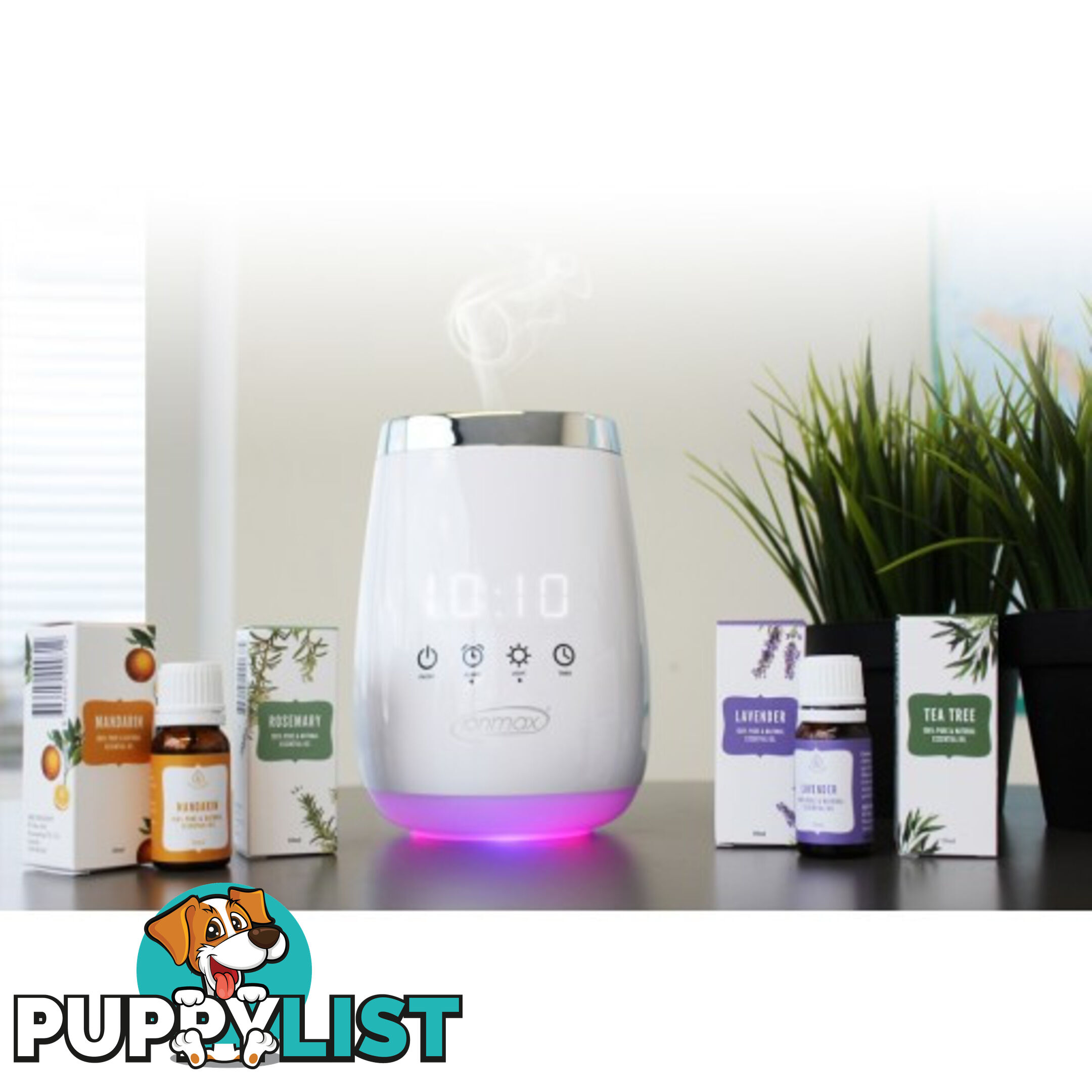 Ionmax Serene Aroma Diffuser with 4 AOS Essential Oils