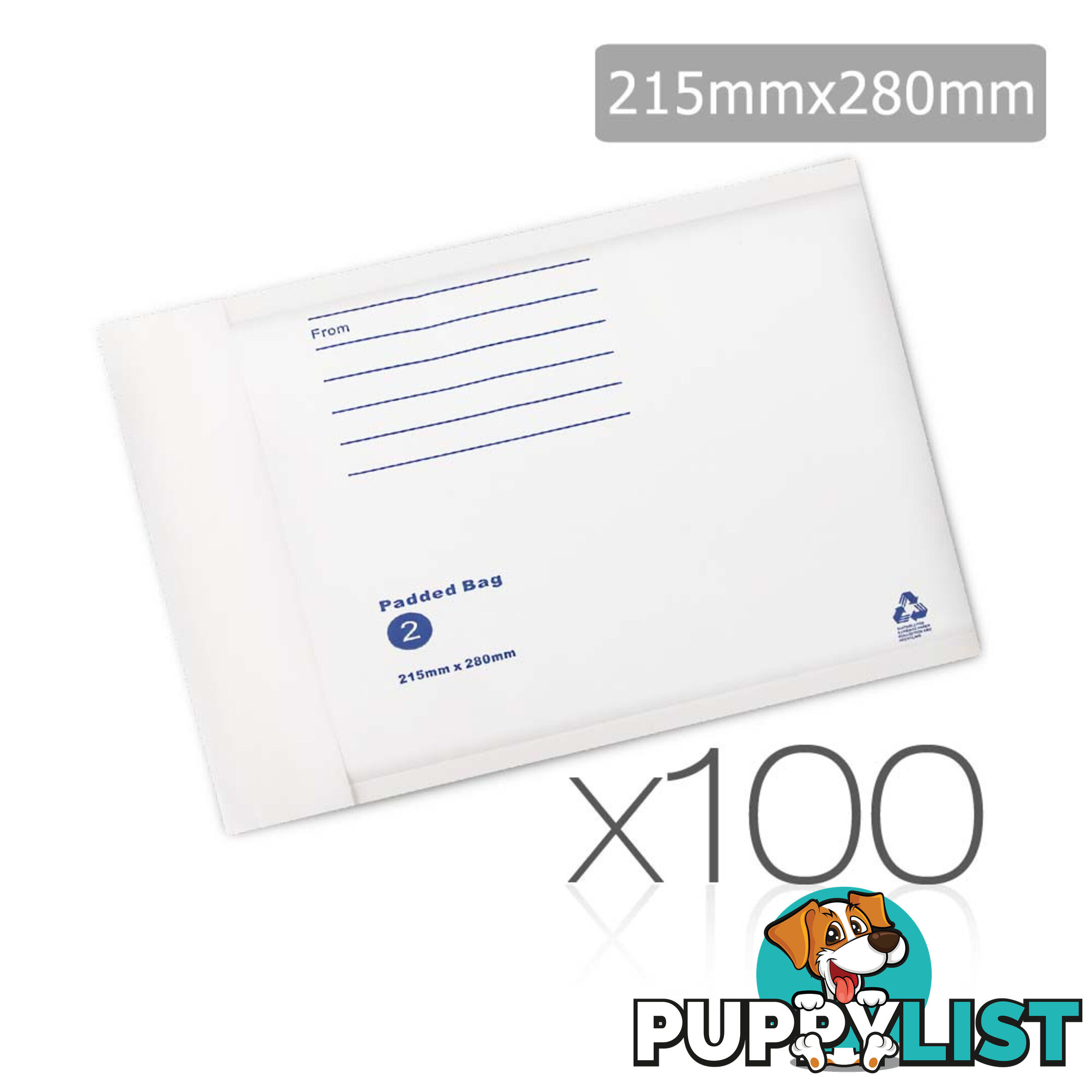 Bubble Padded Mail Envelopes 100pcs 215mm x 280mm