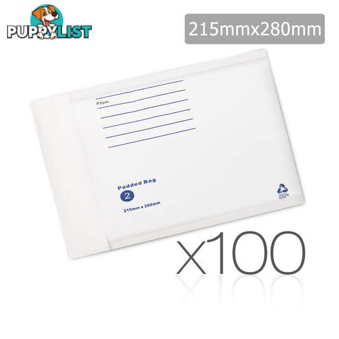 Bubble Padded Mail Envelopes 100pcs 215mm x 280mm