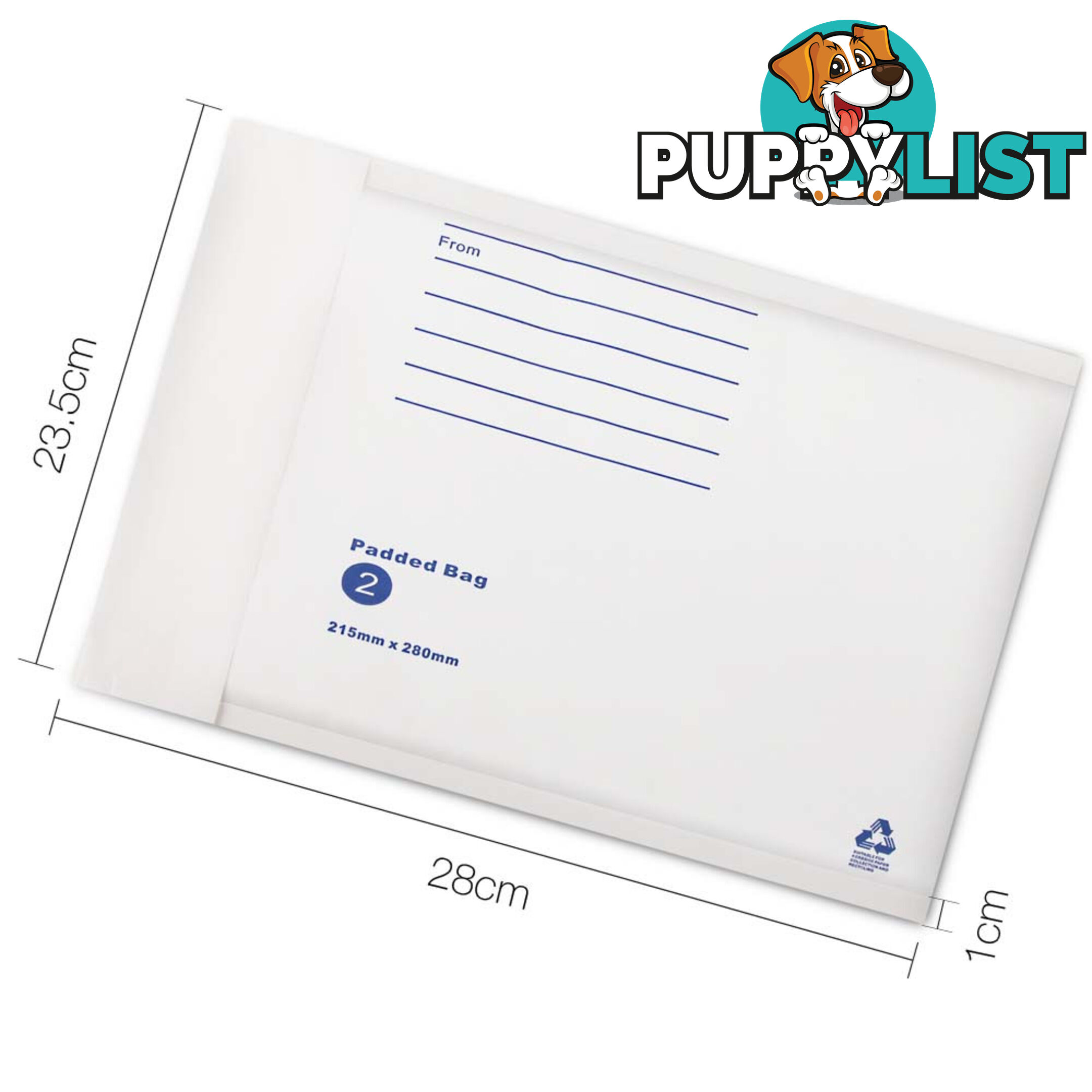 Bubble Padded Mail Envelopes 100pcs 215mm x 280mm