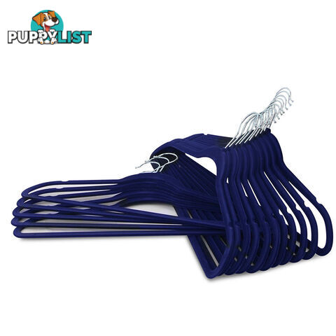 Set of 100 Velvet Coat Hangers