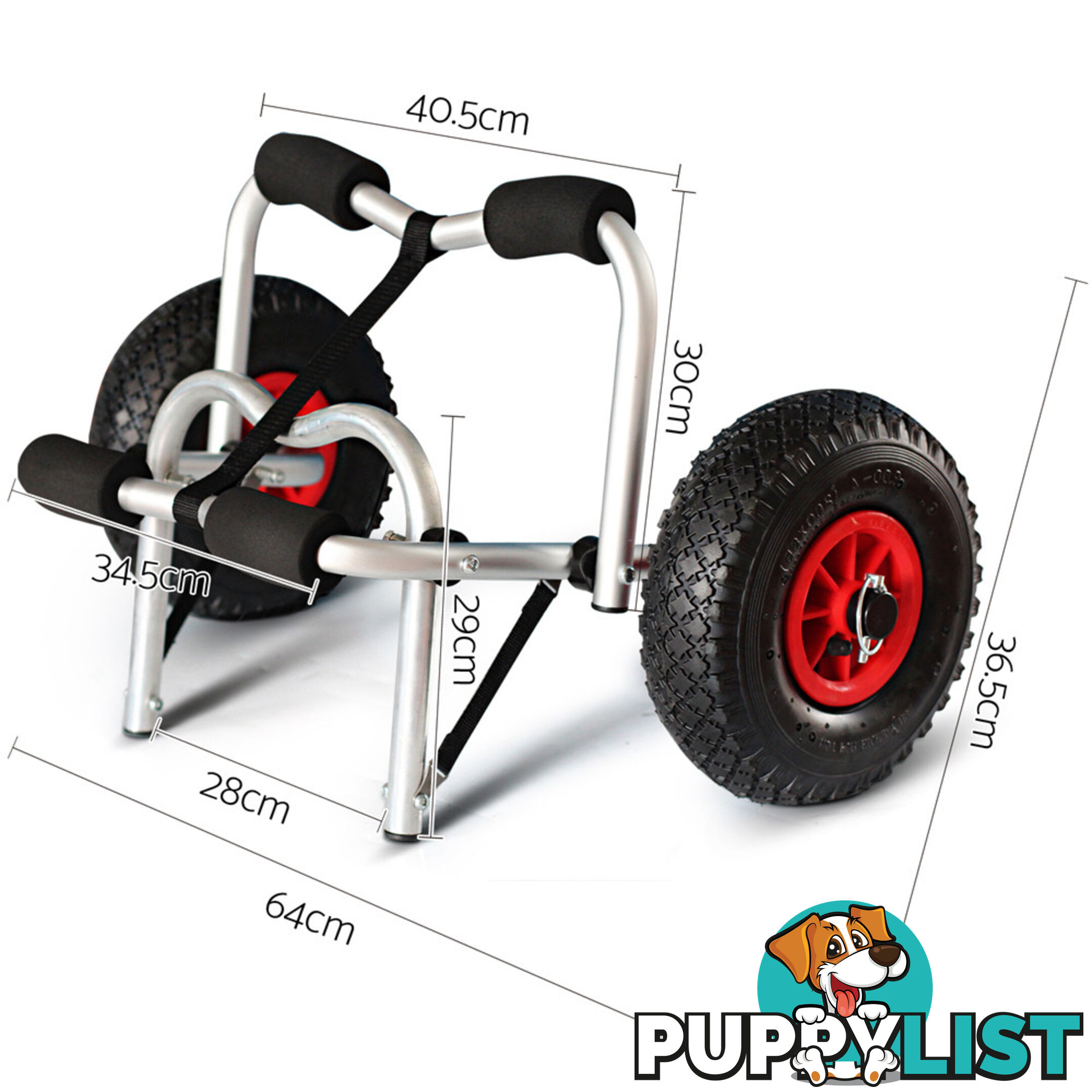 Heavy Duty Aluminium Kayak Trolley  100KG