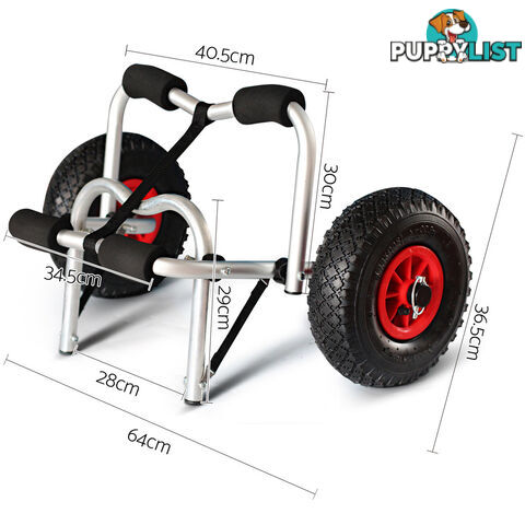 Heavy Duty Aluminium Kayak Trolley  100KG