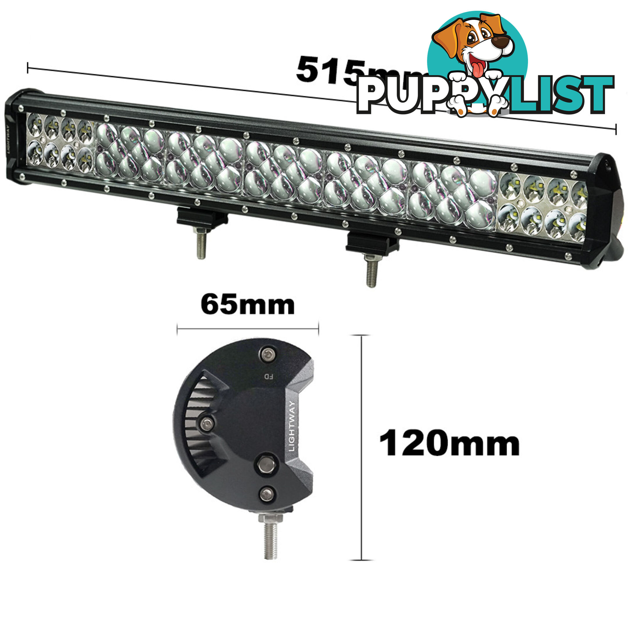 20inch 392W LED Light Bar Flood Spot Combo Work Driving Lamp SUV ATV 4WD Unique