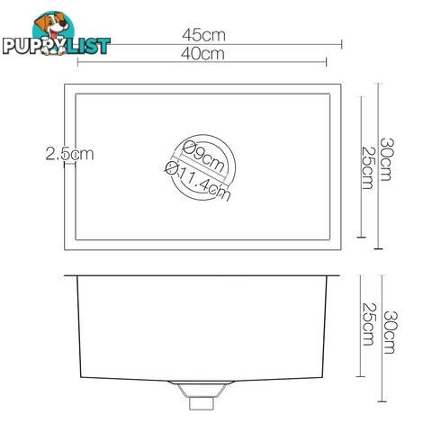 Stainless Steel Kitchen Sink Colander Rectangle