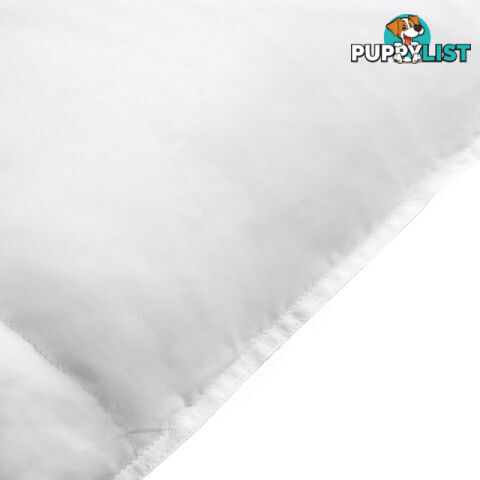 Duck Feather Down Quilt Super King White