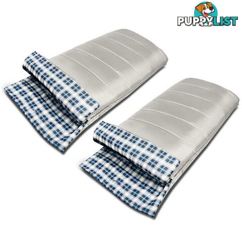 Double Envelope Sleeping Bag - Cream